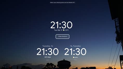 simple clock rainmeter